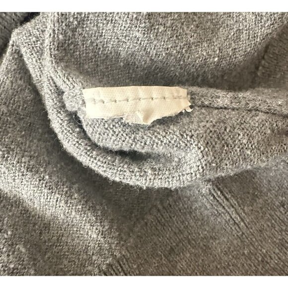 Old Navy Long Sleeve Sweater Women Size Small Solid Basic Gray "C" Logo - Picture 8 of 9